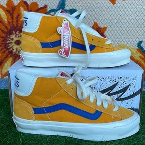 Vans Og Mid Skool Lx Suede Cadmium Yellow/Marshmallow WMNS sneakers